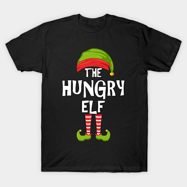 Hungry Elf Matching Family Christmas Party Pajama Group T-Shirt by FunnyUSATees